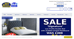 Desktop Screenshot of bedwarehouse.com